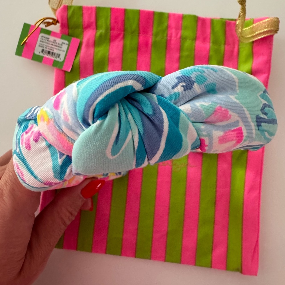 LELE SADOUGHI X LILLY PULITZER Rainforest Retreat Slim Knotted Headband